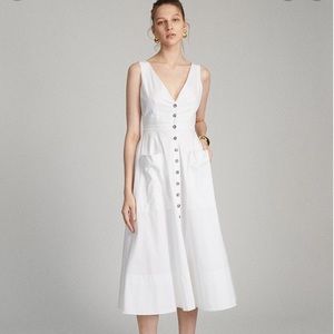 NWT Saloni Zoey Cutout Dress in White